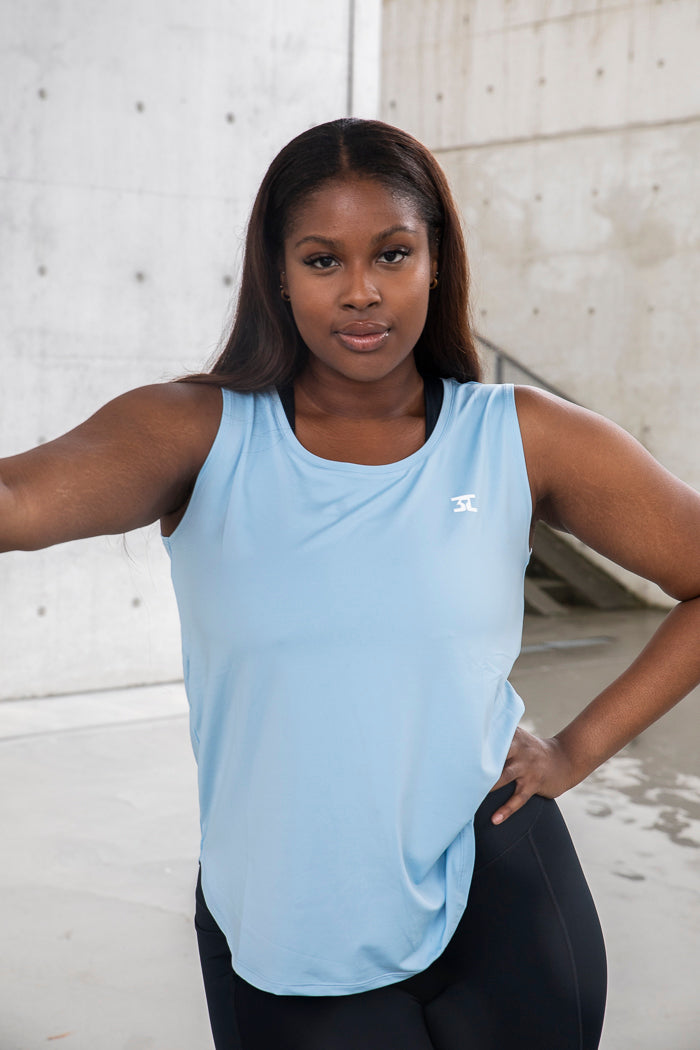 Energy Loose Tank - Sky Blue