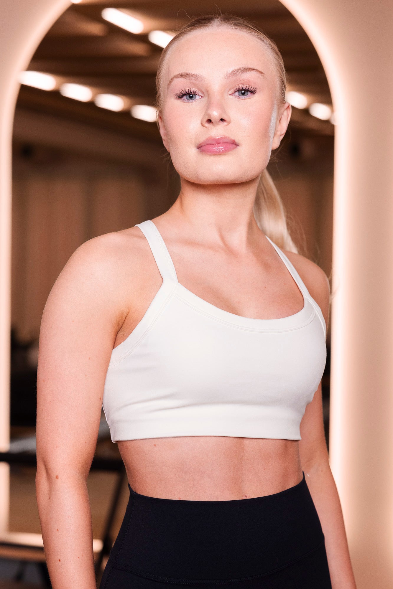 Active Sports Bra White