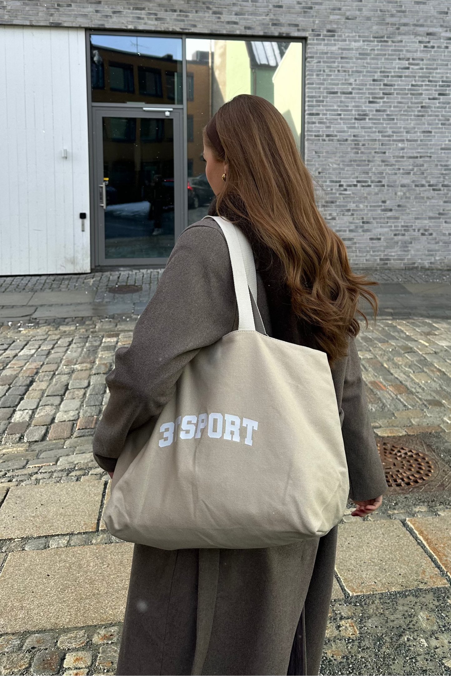 Retro Tote Bag, sand