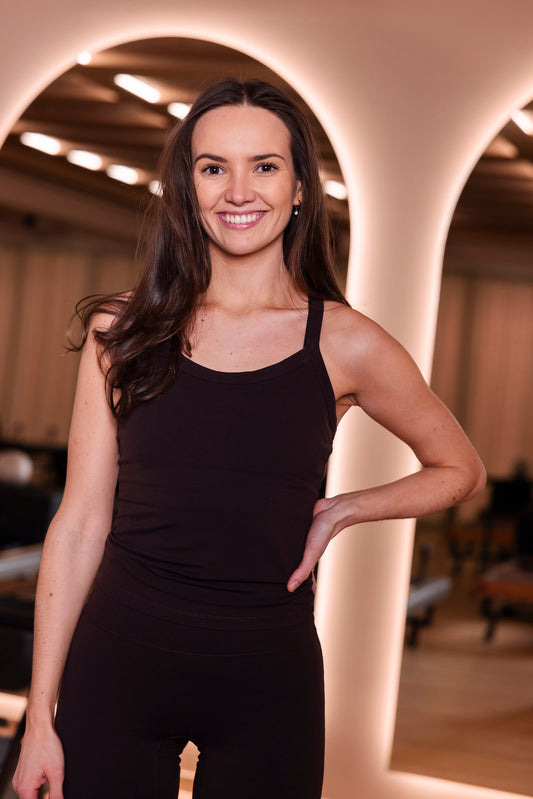 Soft Meets Active Top Brown