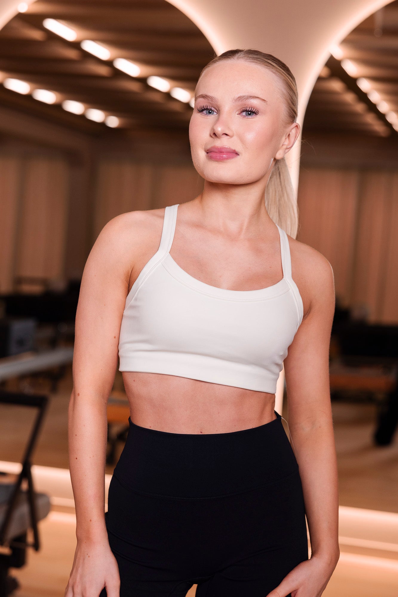 Active Sports Bra White