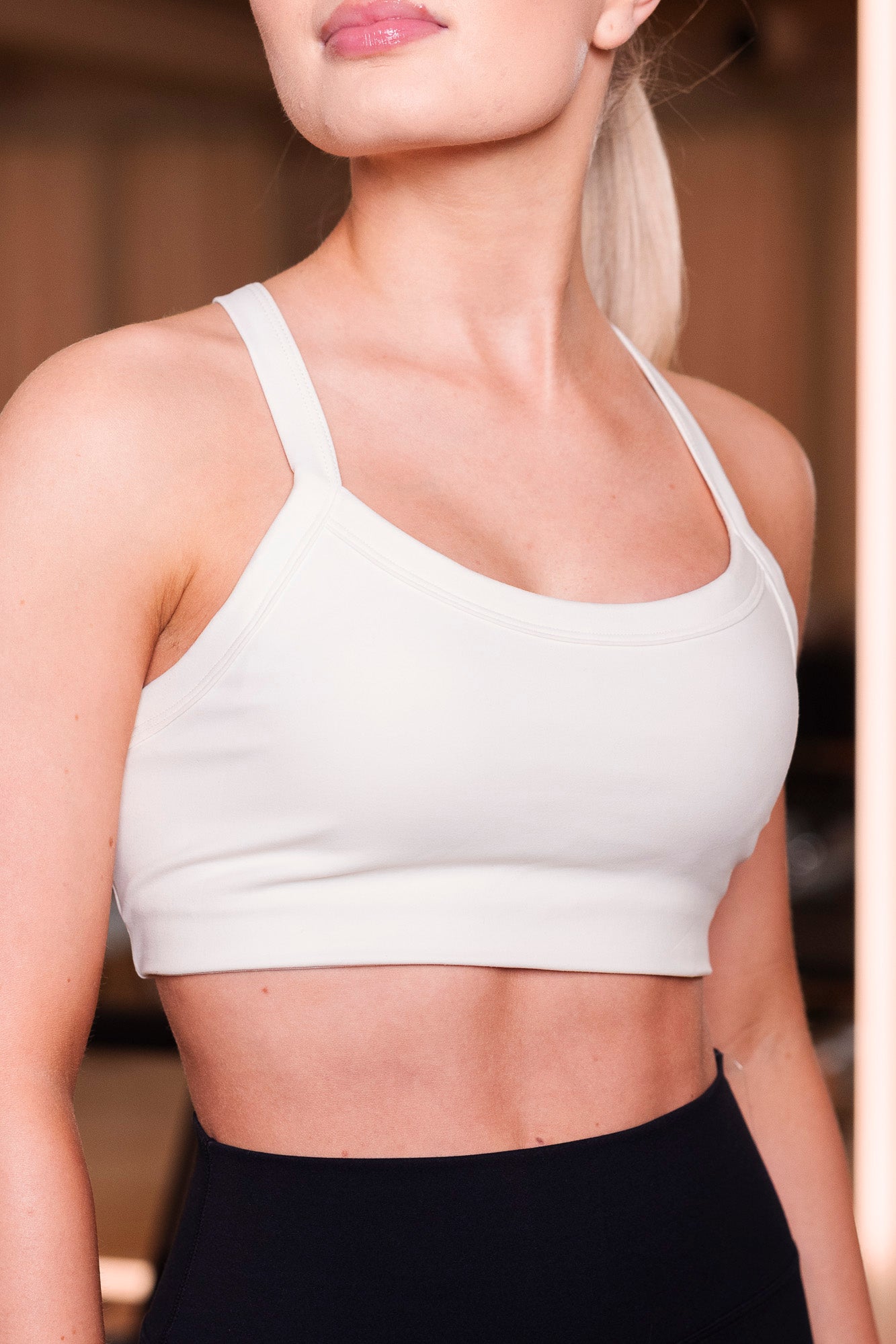 Active Sports Bra White